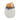Almada Large Oversized Portugal Vase - White / Orange