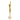 Metal Modern Female Mummy Deco 27" - Gold