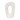 12" Tall Rough Open Cut-Out Object - White