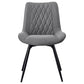 Diggs - Upholstered Swivel Dining Side Chair (Set of 2) - Gray