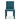 Monte - Vegan Leather Dining Chair (Set of 2) - Teal