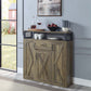 Abiram - Server - Rustic Oak Finish