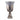 Glass 18" 2-Tone Chalice Vase Metallic