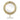 Metal Hammered Mirror On Stand 21" - Gold