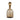 Glass Bottle With Stopper 17" - Taupe