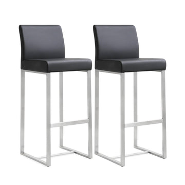 Denmark - Stainless Steel Barstool (Set of 2)