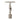 Kashon Marble Top Table - Silver