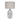 Ceramic 27" Tribal Textured Table Lamp - White