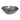 12" / 15" / 18" Metal Chipped Bowls (Set of 3) - Black