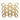 Metal Circles Wall Deco With Mirrors 35" - Gold