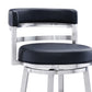 Madrid - Swivel Stainless Steel Bar Stool