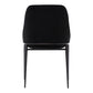 Sedona - Dining Chair Chair Velvet (Set of 2) - Shadowed Black