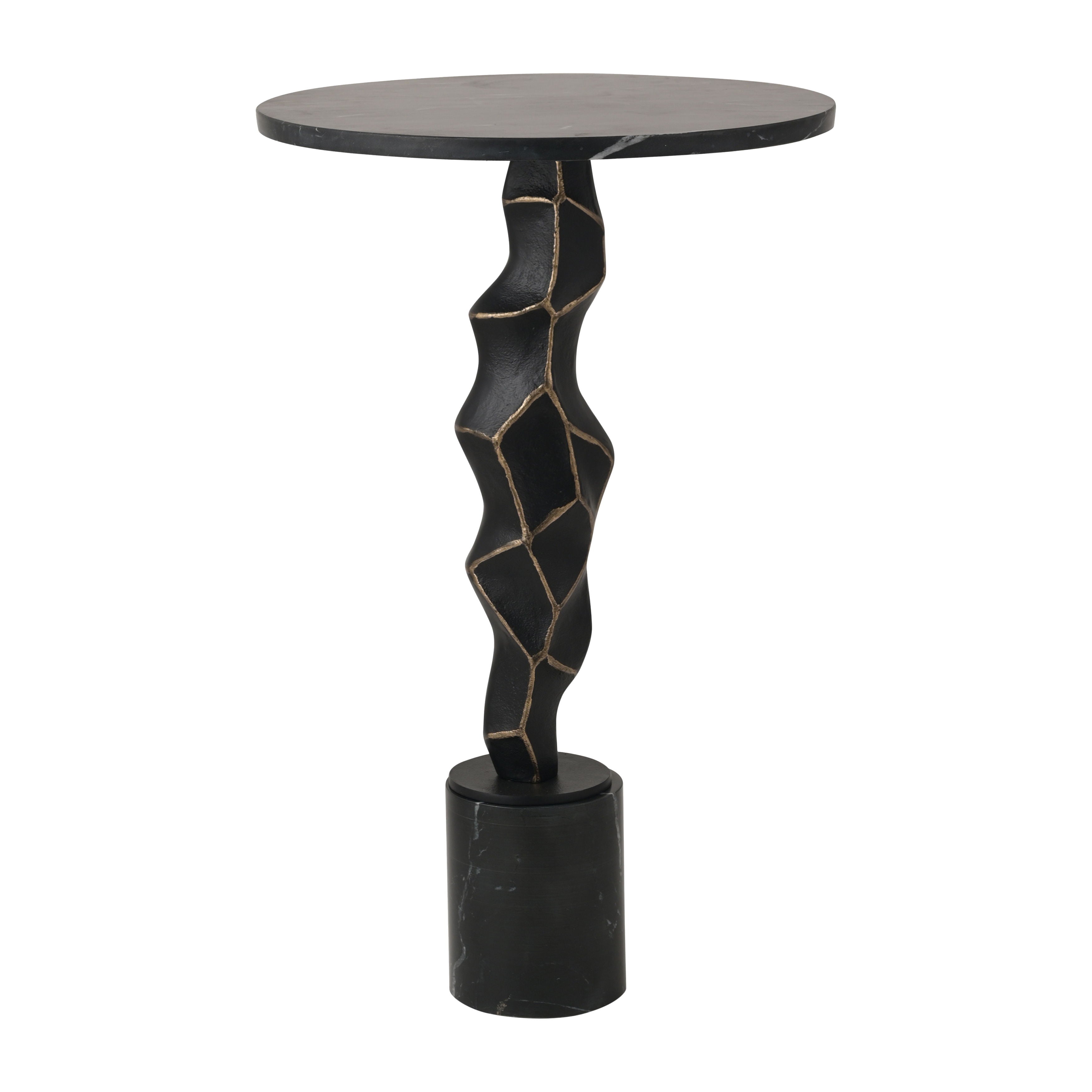 Bronze Interior Rocco Rocco Marble Top Table - Bronze – The Furniture Warehouse LB