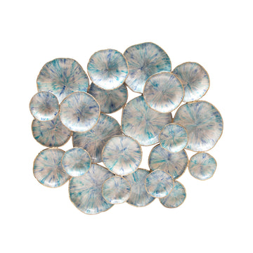Decorative Metal Wall Art 37" - Multi