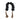 49" x 3" Carved Bead Garland - Black