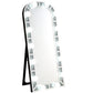 Noralie - Accent Floor Mirror - Mirrored & Faux Diamonds