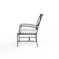 La Jolla - Dining Chair, With Self Welt - Canvas Flax / Dark Brown