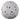 10" Flower Cut-Out Garden Orb - White