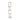 41" Teak Chain Sculpture On Stand - White