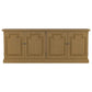 Florence - 4 Door Dining Sideboard Buffet Cabinet - Rustic Honey