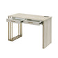 Tyeid - Desk - Antique White & Gold Finish