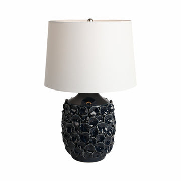 Coastal Discs Table Lamp 25" - Navy Blue