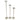 26" / 32" / 40" Crestin Tall Candleholders (Set of 3) - Silver