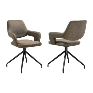 Penny - Swivel Upholstered Dining Chair (Set of 2)