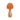 6" Coned Mushroom - Burnt Orange