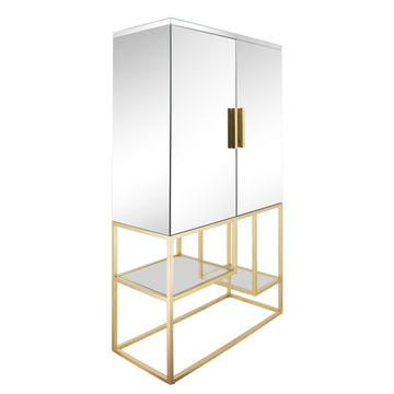 Metal Cabinet 63" - Gold