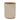 6 Oz Euclyptus & Sage Ridged Cndle With Lid 4" - Cream