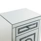 Noralie - Accent Table With Storage Drawers - Mirrored & Faux Diamonds - 26"