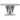 Crocus - Rectangular Mirrored Entryway Console Table - Silver