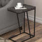 Carly - Expandable Engineered Wood C-Shaped Side Table