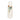 Iron 23" Colored Stained Vase - White
