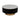 Gold Pedestal Coffee Table Marble Top 34" - White / Black