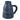8" x 8" Terracotta Vase With Handle - Blue