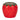 7" Strawberry Planter - Red / Green