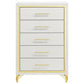 Lucia - 5-Drawer Bedroom Chest - White