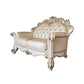 Vendom - Loveseat - Champagne PU & Antique Pearl Finsih