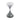 11" x 5" Glass 60 Minutes Modern Sandtimer - Smoke