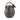 12" Terracotta Jug Vase With Rattan Handle - Gray