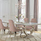 Antoine - Rectangle Glass Top Dining Table Set