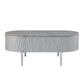 Yukino - Coffee Table - Gray High & Chrome