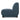 Fraser - Slipper Chair - Deep Blue