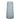 12" x 6" Etched Lines Tapered Glass Vase - Blue
