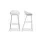 Piazza - Outdoor Barstool Barstool (Set of 2) - White