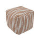 Ember - Woven Pouf - Cream / Natural