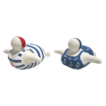 7" Bathing Beauties (Set of 2) - Multi