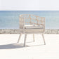 Dana - Rope Dining Chair, With Self Welt - Linen Canvas